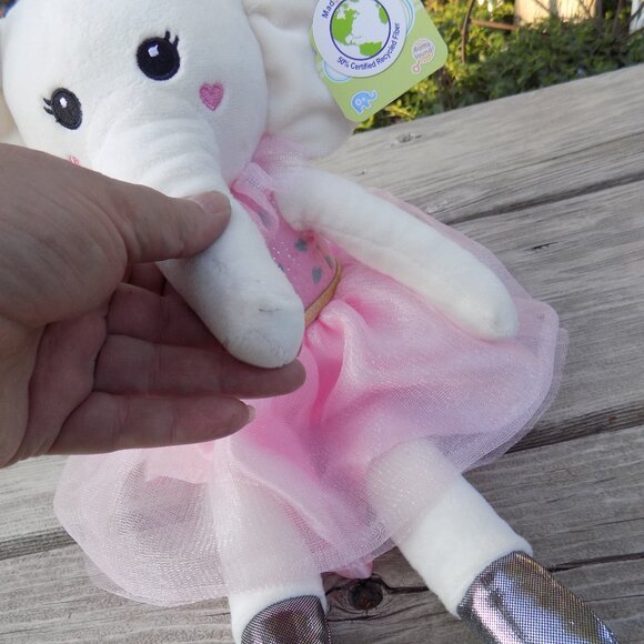 SPARK CREATE IMAGINE ELEPHANT PRINCESS DANCE RATTLE  Plush Stuffed Animal - Picture 3 of 13